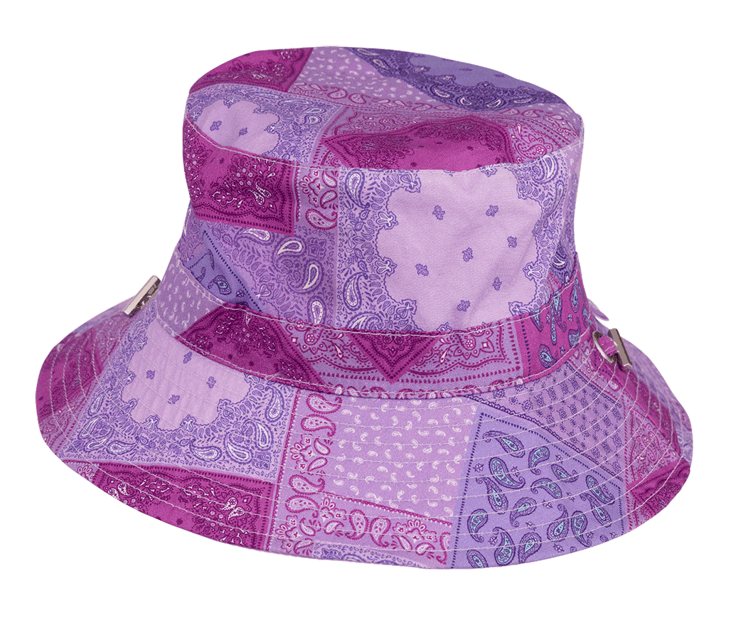 Spencil Reversible Bucket Hat - Paisley Patch S/M