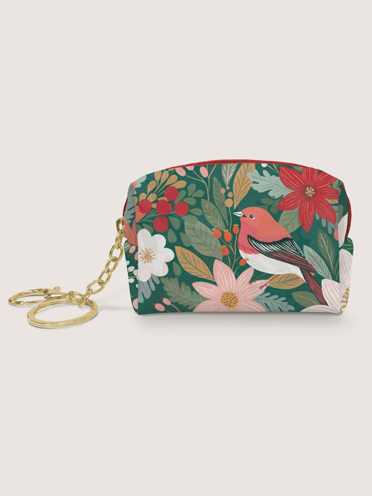 Key Chain Pouch - Nature's Celebration Christmas