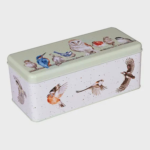 Country Set Cracker Tin Birds by Wrendale