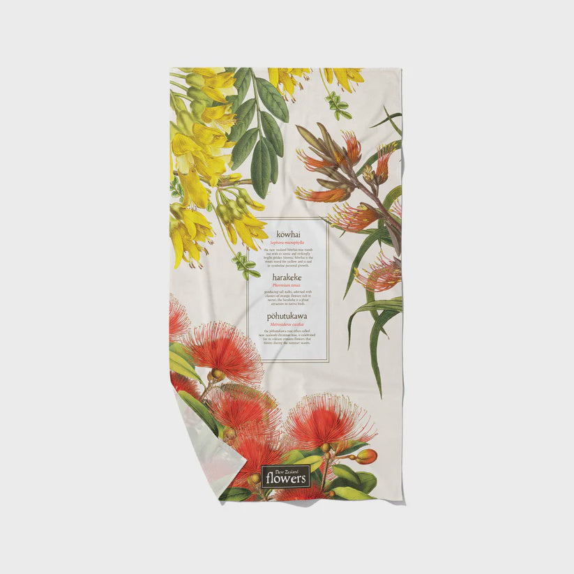 Tea Towel Native Flowers