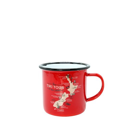 Enamel Mug Tiki Tour Red - Moana Rd