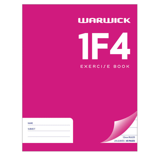 Exercise Book Warw 1F4 12Mm 24Lf