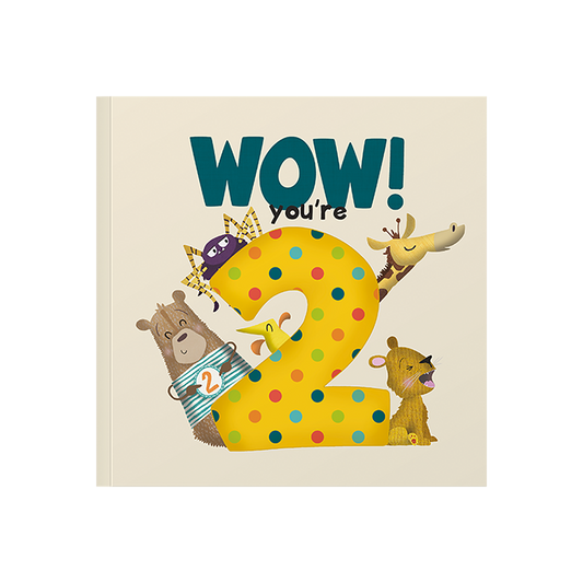WOW! You're 2 Birthday Card Book
