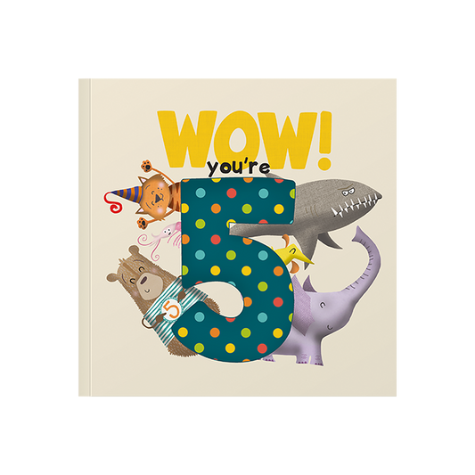 WOW! You're 5 Birthday Card Book