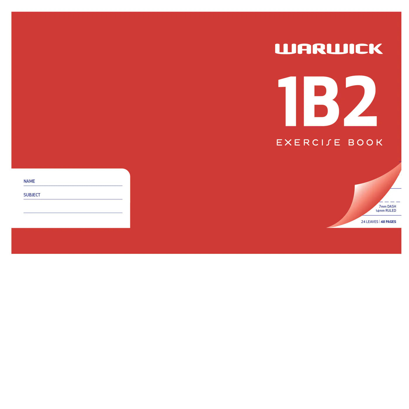 Warwick Exercise Book 1B2 14Mm Ruled Lin