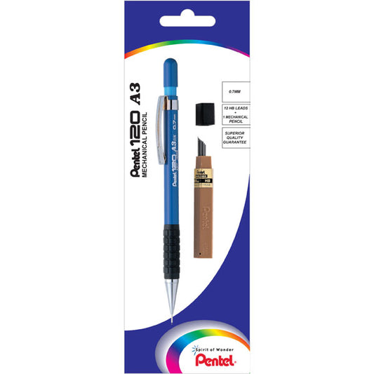 Pentel drafting mechanical pencil 0.7mm+ leads