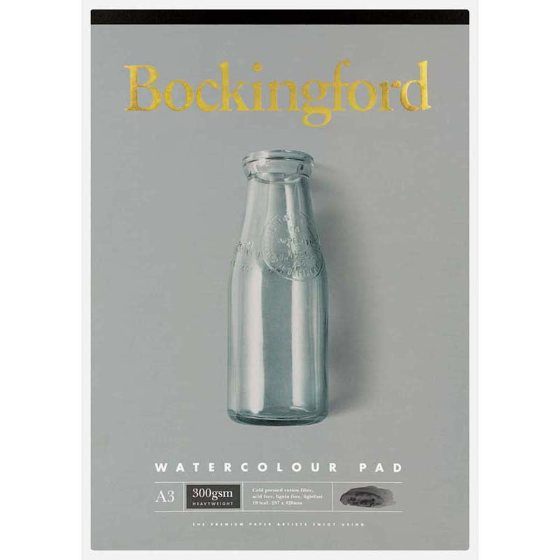 Bockingford  Water/Col Pad  A3 300Gsm