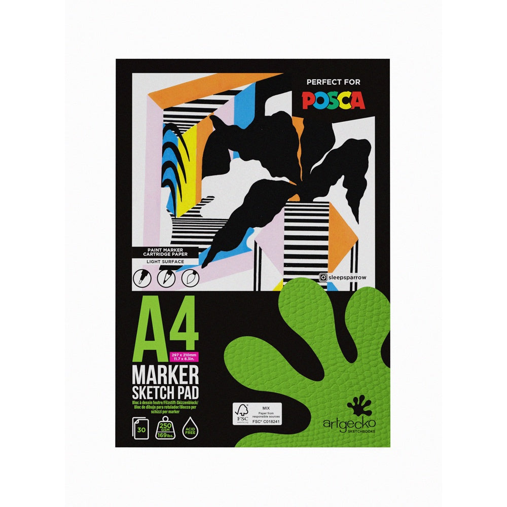 Artgeko Marker Sketch Pad A4  30 Sheet