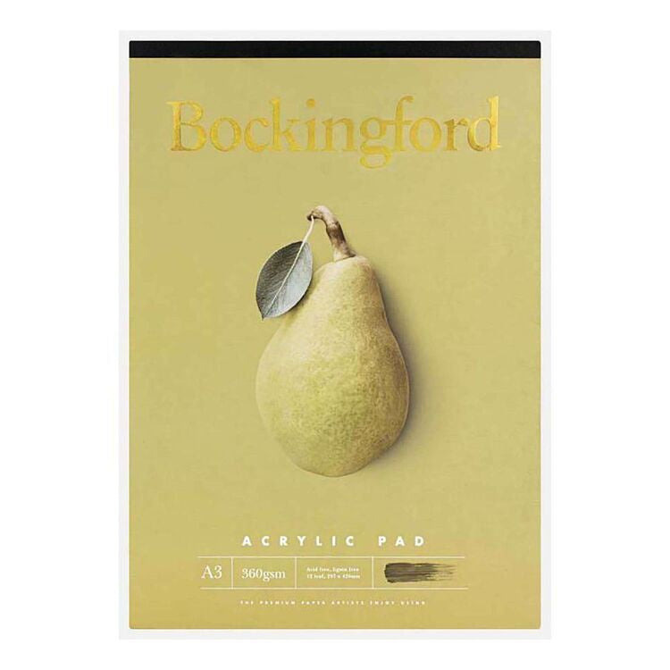 Bockingford Acrylic Pad A3 360Gms 12 L