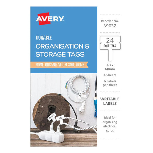 Avery Organisation And Storage Tags