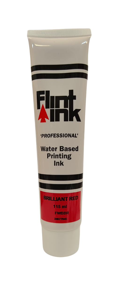 Flint Water Based Printing Ink 115ml - Brilliant Red