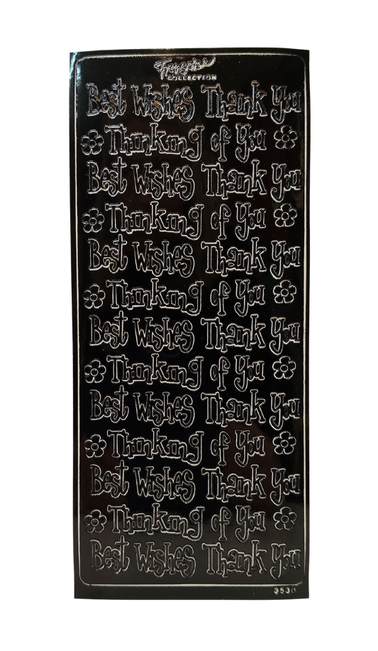 #PC3538BK - Sentiments Asst Black
