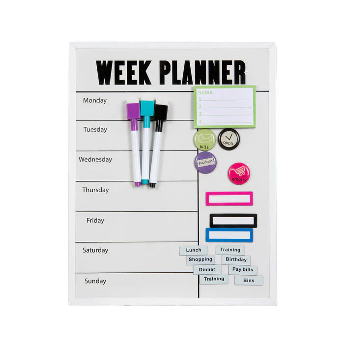 Weekly Planner Whiteboard 280mm x 360mm