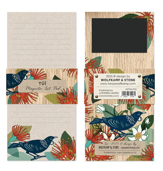 Wolfkamp & Stone Magnetic List Pad - Tui