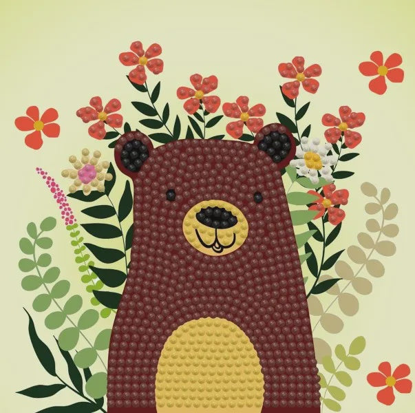 DiamondDotz Box Small Hide n Seek Bear