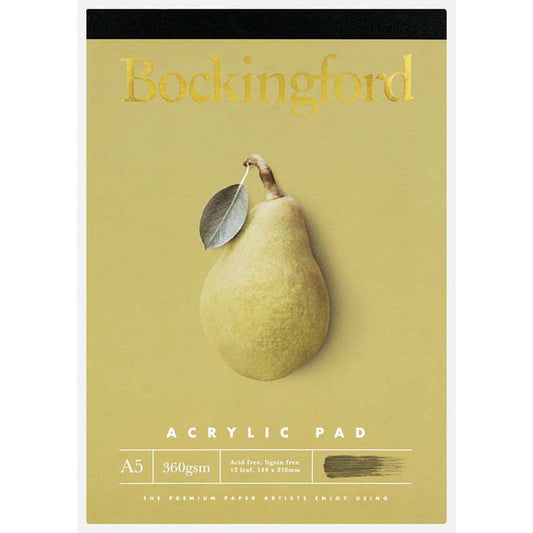 Bockingford Acrylic Pad A5 360Gms 12 L