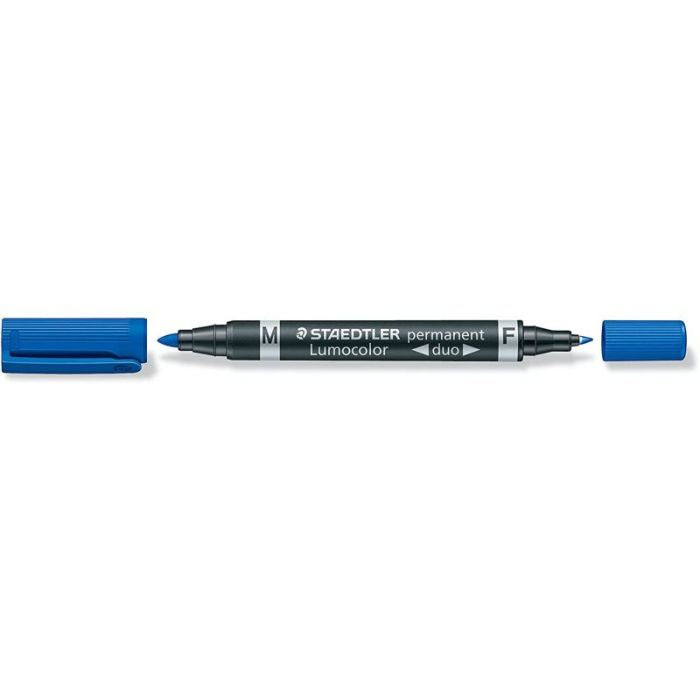 Lumocolor Duo Permanent Marker -Blue