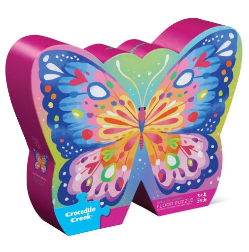 Croc Creek Butterfly Garden Floor Puzzle 36 Pce