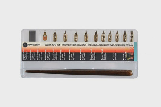 Manuscript Dip Pen Round Hand set