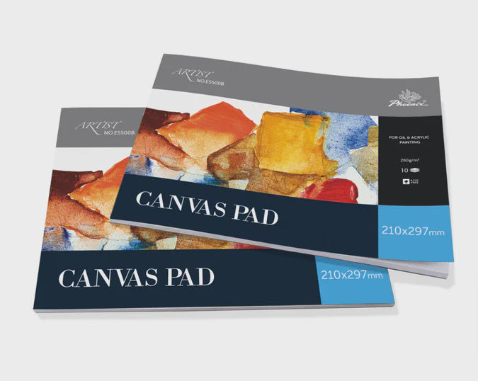 Phoenix Canvas Pad 9'' X 12'' 260 gsm  10 Sheets