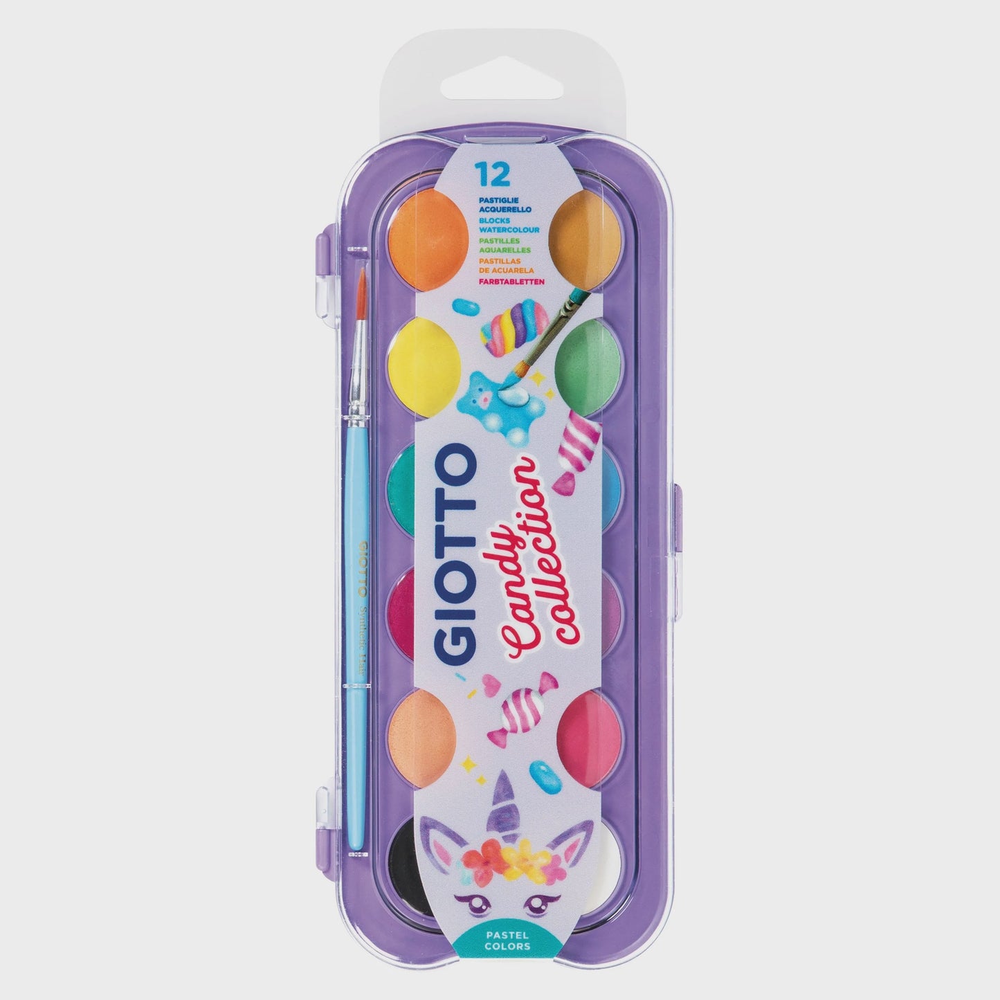 Giotto Candy Col Watercolours 12 set