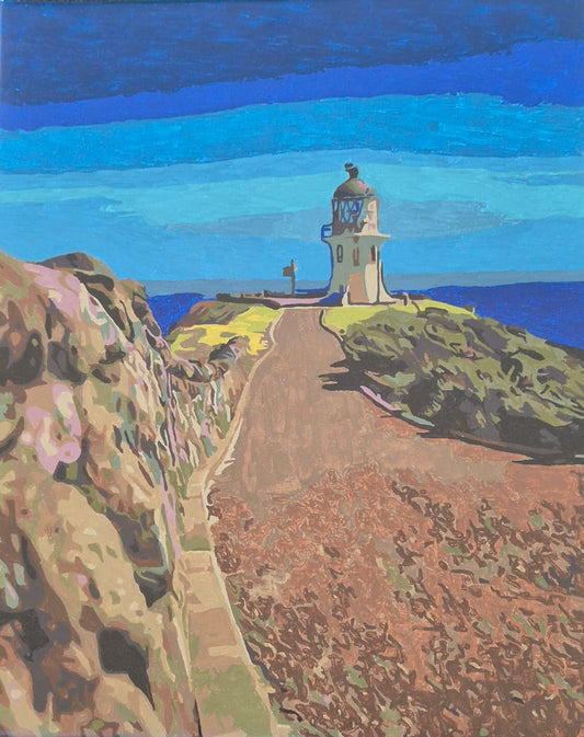 Kiwi Paint By Numbers - Cape Reinga lighthouse
