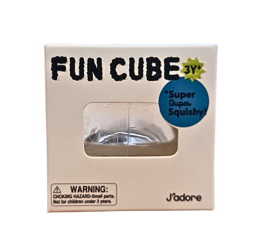 J'adore Fun Cube Squishy - Clear