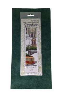 N.Z Cross stitch Bookmark - Christchurch (5 x 16cm)