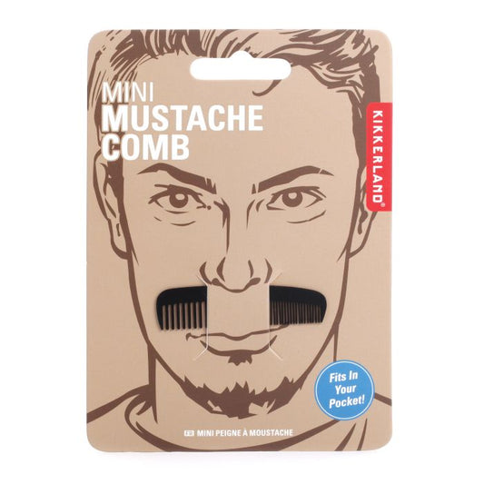 Mini Mustache Comb