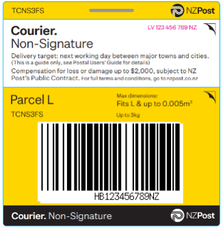 Prepaid Courier Ticket