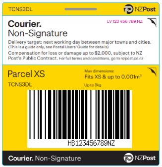 Prepaid Courier Ticket