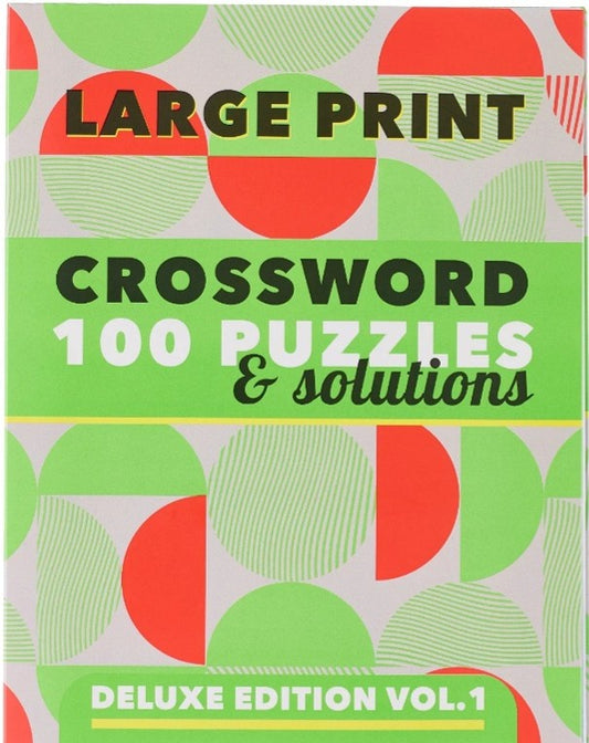 Large Print Crossword Deluxe Edition Vol 1