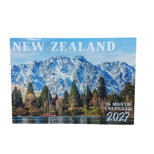 Calendar Rectangle New Zealand 2027