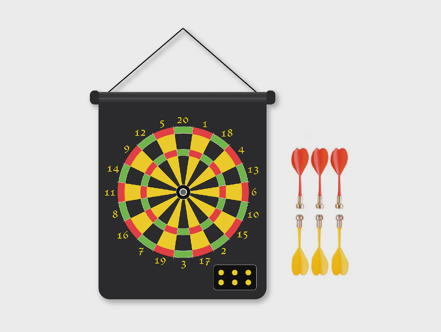 Magnetic Roll Up Dart Board