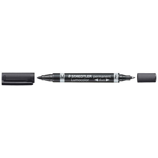 Lumocolor Duo Permanent Marker Black