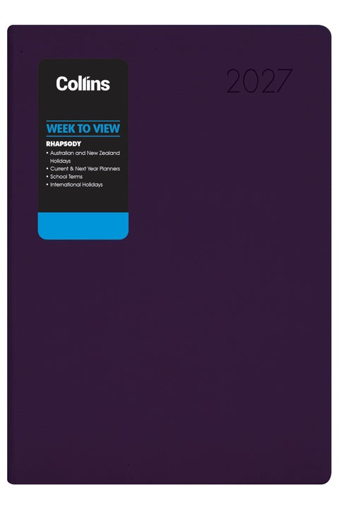 Collins Rhapsody A73 Week to View  2027