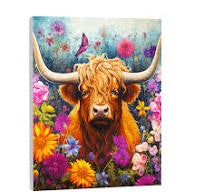 Highland Cow Diamond Painting
