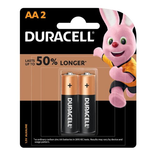 DURACELL AA 2 PACK BATTERIES