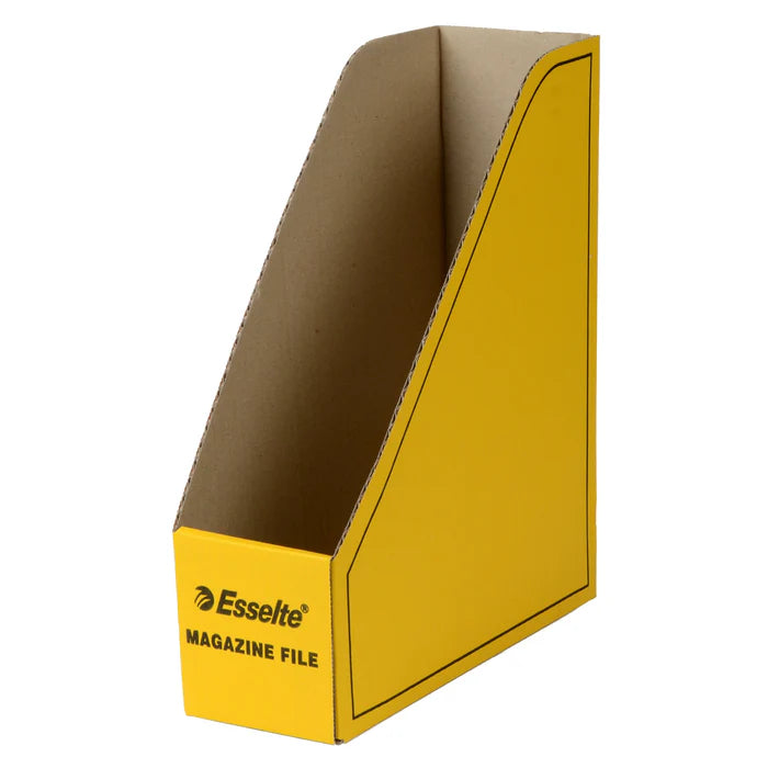 Yellow Magazine File Esselete Magazine File Yellow – PaperTree
