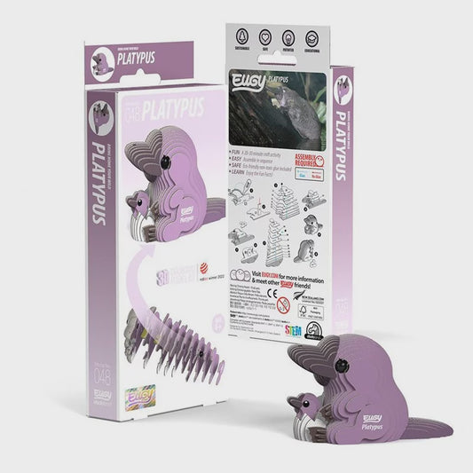 Eugy Playtpus 3D Cardboard Model Kit 048