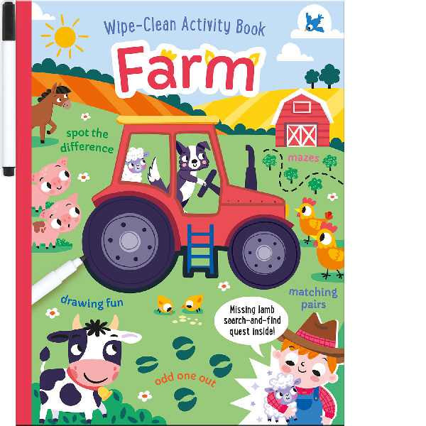 Farm Wipe-Clean Activity Book