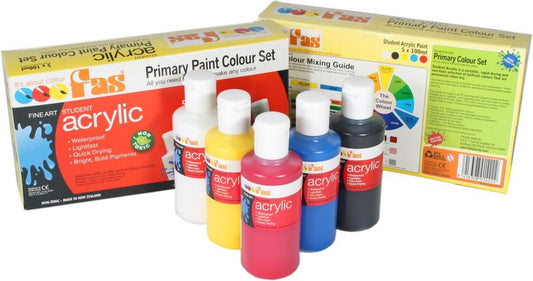 Fas Student acrylic Primary set 5 x 100ml