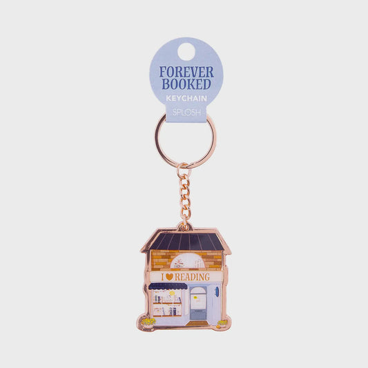 Forever Booked I Love Reading Keychain