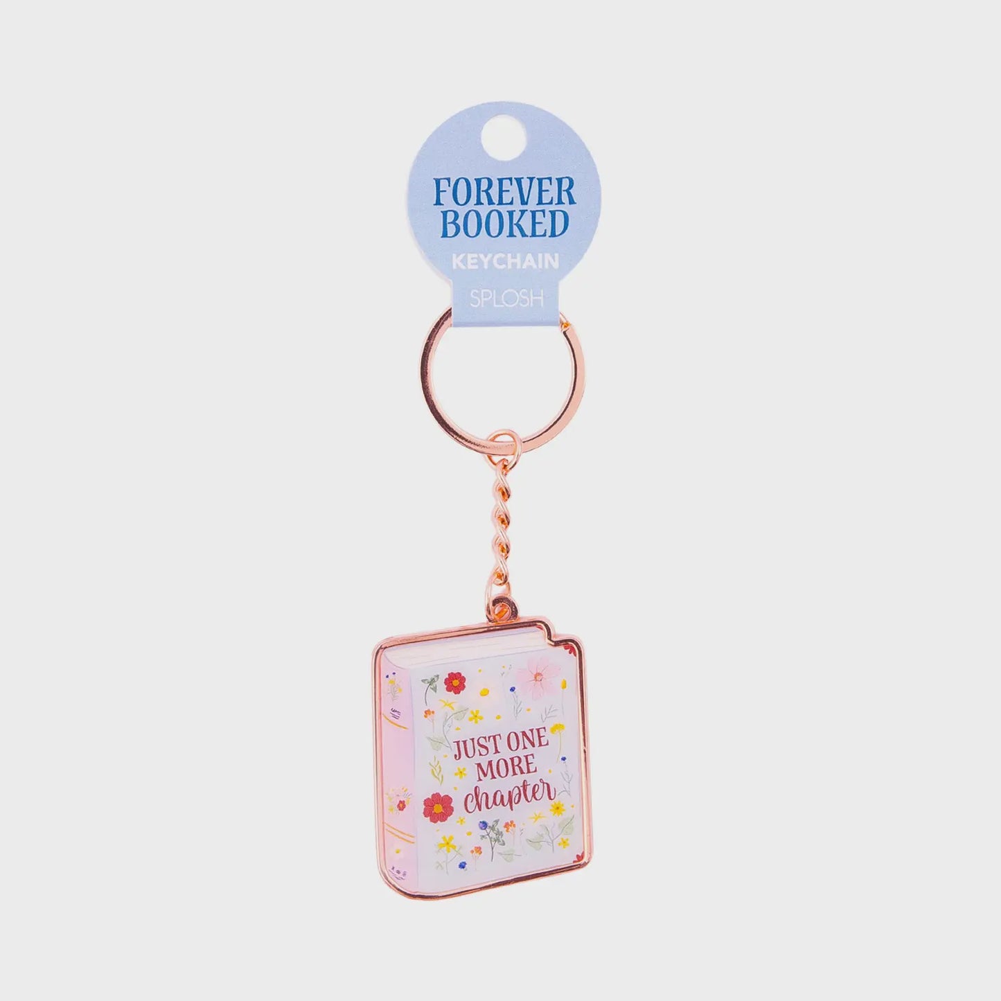 Forever Booked One More Chapter Keychain