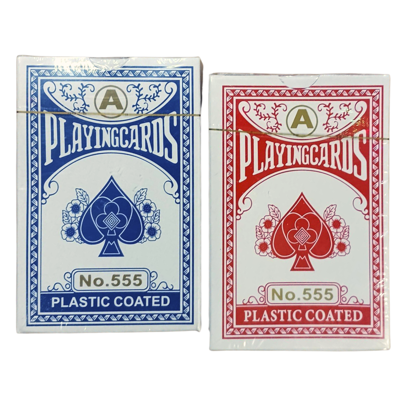 No.555 Plastic Coated Playing Cards
