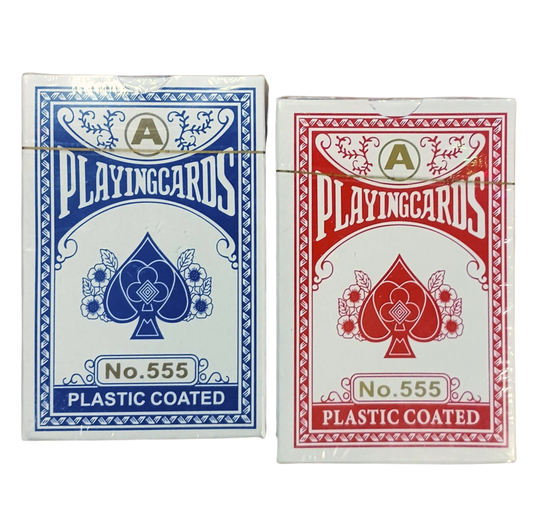 No.555 Plastic Coated Playing Cards