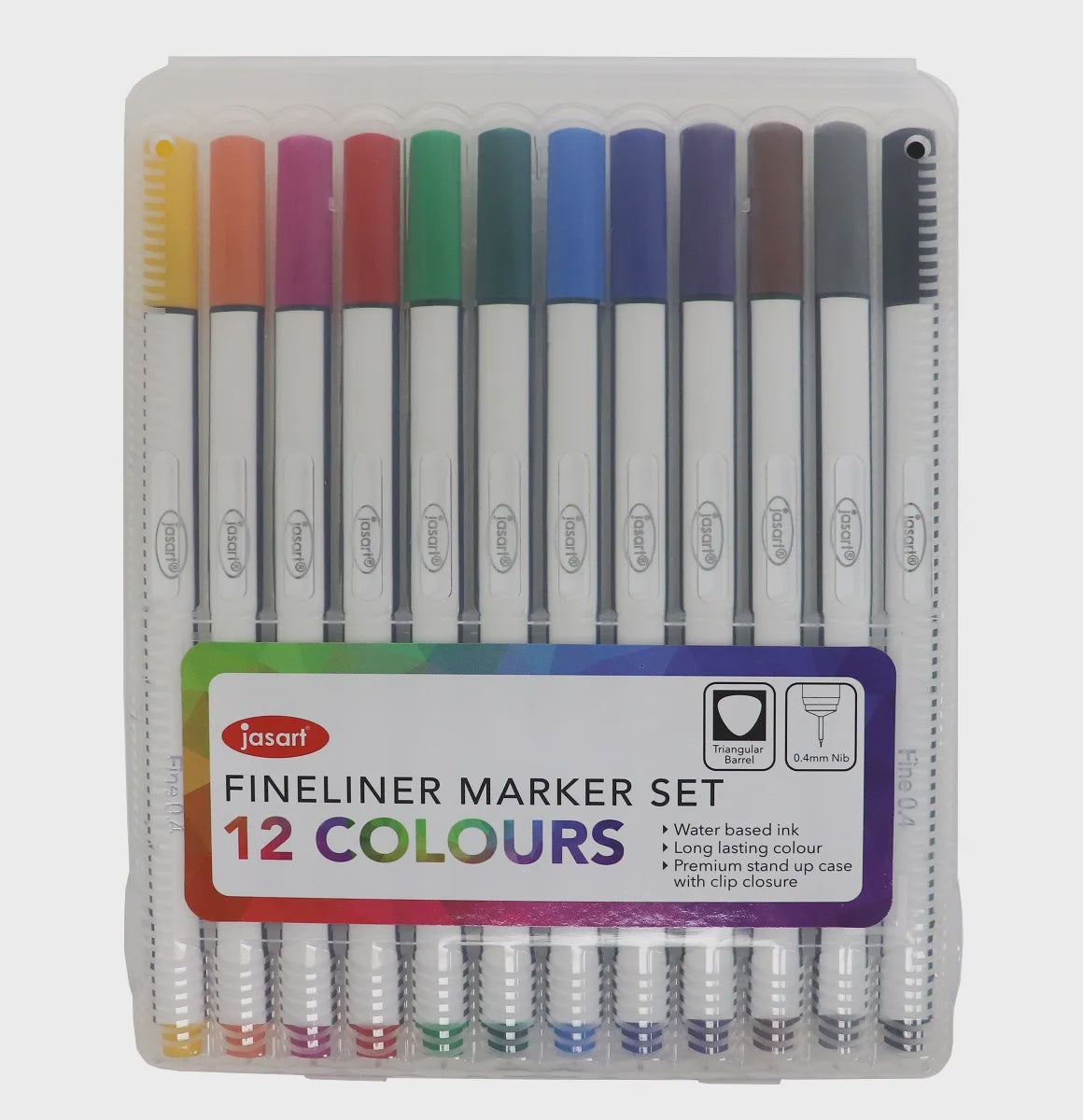 Jasart Fineliner Marker 04Mm  12 Pce