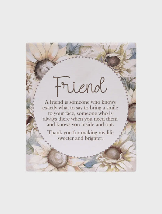 Saddle & Bloom Friend Verse