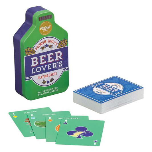 Beer Lovers Playing Cards in Tin