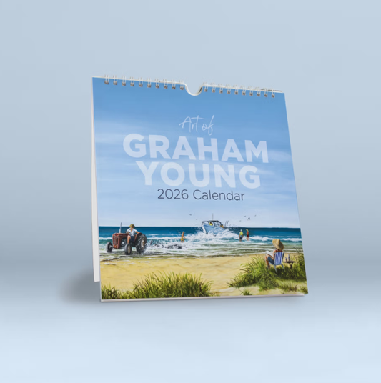 Art of Graham Young Desk Calendar 2026